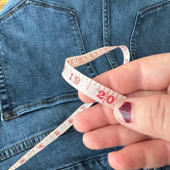 Good American Womens Good Skinny Legs Crop Jeans Denim Light Wash Blue Size 18 - Picture 11 of 12